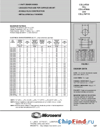 Datasheet CDLL4737 manufacturer Microsemi