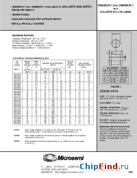 Datasheet CDLL975 manufacturer Microsemi