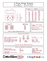 Datasheet EH10002Z1 manufacturer Microsemi