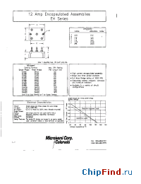 Datasheet EH10B1 manufacturer Microsemi