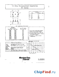Datasheet EH12B1 manufacturer Microsemi