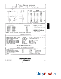 Datasheet EH15004Y manufacturer Microsemi