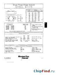 Datasheet EH6008B manufacturer Microsemi