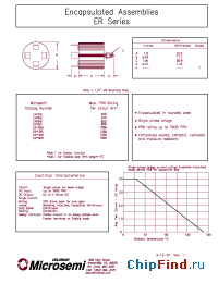 Datasheet ERL8B1 производства Microsemi