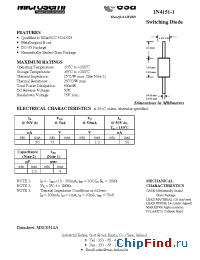 Datasheet ESA1N4151-1 manufacturer Microsemi