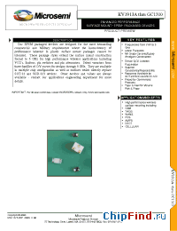 Datasheet GC1307 manufacturer Microsemi