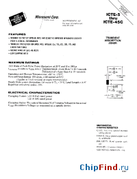 Datasheet ICTE-X производства Microsemi
