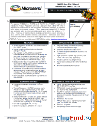 Datasheet JAN1N4623DO35 производства Microsemi