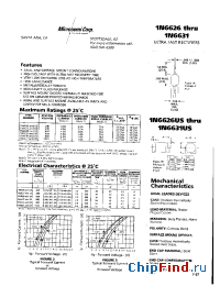 Datasheet JAN1N6628US manufacturer Microsemi