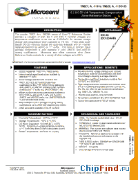 Datasheet JAN1N827-1DO35 manufacturer Microsemi