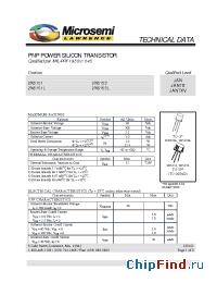 Datasheet JAN2N5151L manufacturer Microsemi