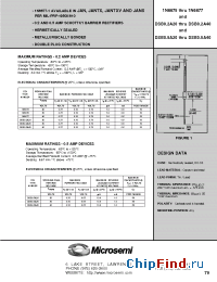 Datasheet JANKCA1N6677 manufacturer Microsemi