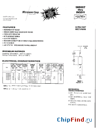 Datasheet JANS1N5809US manufacturer Microsemi