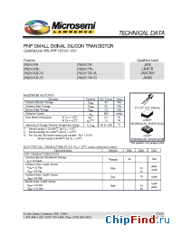 Datasheet JANS2N2906AUA manufacturer Microsemi