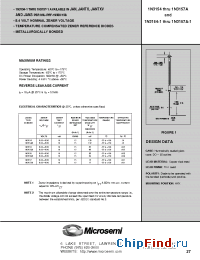 Datasheet JANTX1N3154-1 производства Microsemi