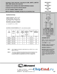 Datasheet JANTX1N3154UR-1 manufacturer Microsemi