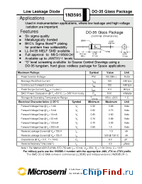 Datasheet JANTX1N3595UR-1 manufacturer Microsemi