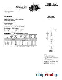 Datasheet JANTX1N3957 manufacturer Microsemi
