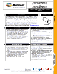 Datasheet JANTX1N4111UR производства Microsemi