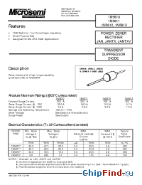 Datasheet JANTX1N5610 manufacturer Microsemi