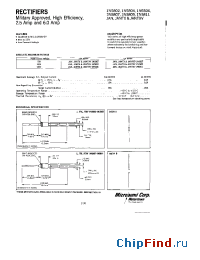 Datasheet JANTX1N5804 manufacturer Microsemi