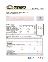 Datasheet JANTX1N6776 manufacturer Microsemi