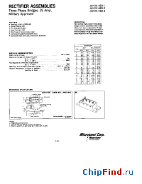 Datasheet JANTX483-2 manufacturer Microsemi