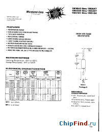 Datasheet JANTXV1N3645 manufacturer Microsemi