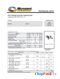 Datasheet JANTXV2N3740 производства Microsemi