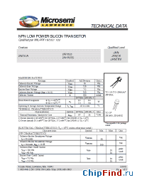 Datasheet JANTXV2N720A производства Microsemi