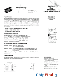 Datasheet LCE120A manufacturer Microsemi