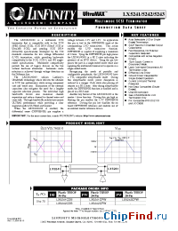 Datasheet LX5241CPW manufacturer Microsemi