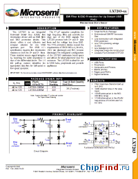 Datasheet LX7203-15ISM manufacturer Microsemi