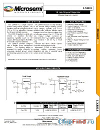 Datasheet LX8818-01CDT manufacturer Microsemi
