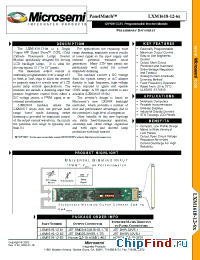 Datasheet LXM1618-12-61 manufacturer Microsemi