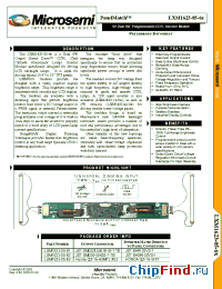 Datasheet LXM1623-05-62 manufacturer Microsemi