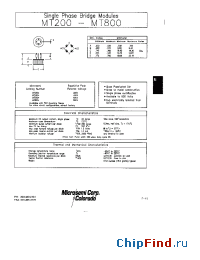 Datasheet MT400 manufacturer Microsemi