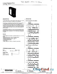 Datasheet MXL-10.115 производства Microsemi