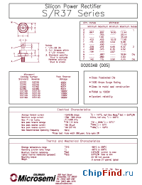 Datasheet R37120 manufacturer Microsemi