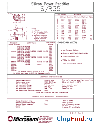 Datasheet S35100 manufacturer Microsemi