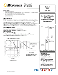 Datasheet SA130 manufacturer Microsemi