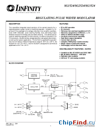 Datasheet SG1524 manufacturer Microsemi