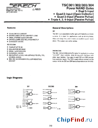 Datasheet TC301AL/CL manufacturer Microsemi