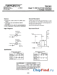 Datasheet TC361AL/CL производства Microsemi