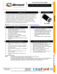 Datasheet TGL41-10 manufacturer Microsemi