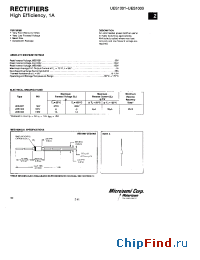 Datasheet UES1001-03 manufacturer Microsemi