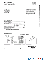 Datasheet UES1501-04 manufacturer Microsemi