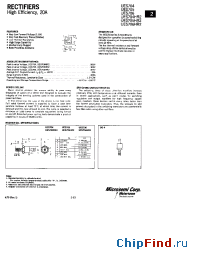 Datasheet UES704HR2 manufacturer Microsemi