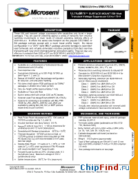 Datasheet UMA120A manufacturer Microsemi