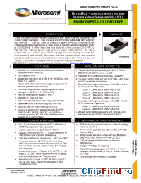 Datasheet UMAF100A manufacturer Microsemi